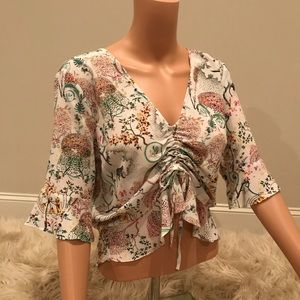 Adjustable Topshop Crop Top